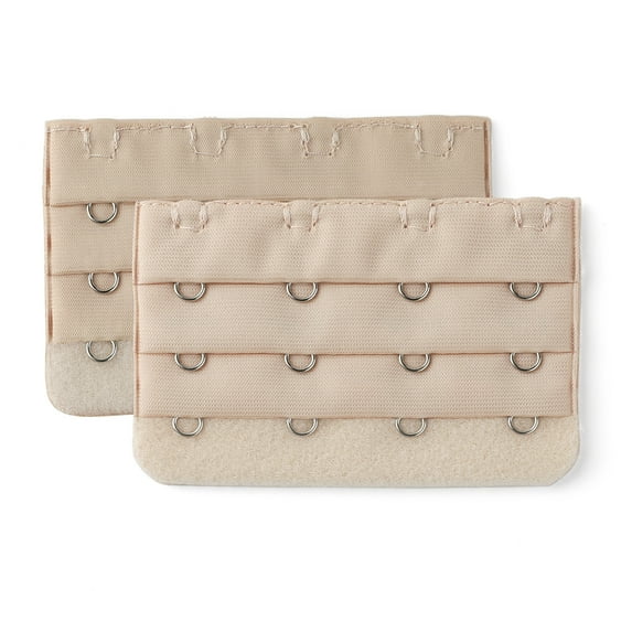 Unique Bargains Ladie's Bra Extender Strap Band Extension 3 Rows 4 Hooks