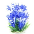 thumbnail image 1 of Unique Bargains Landscape Fish Tank Decoration White Blue Plastic Plant for Betta 22cm, 1 of 1