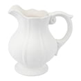 thumbnail image 1 of Unique Bargains Large Ceramic Square Geometric Flower Vase White 6.9"L x 6.9"W x 6.9"H, 1 of 6