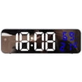 thumbnail image 1 of Unique Bargains Large Digital Clock Silent Non Ticking Modern Wall Clocks Blue, 1 of 6