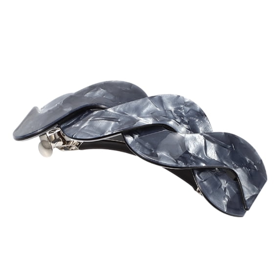 Unique Bargains Large French Hair Barrettes Thick Hair Gray