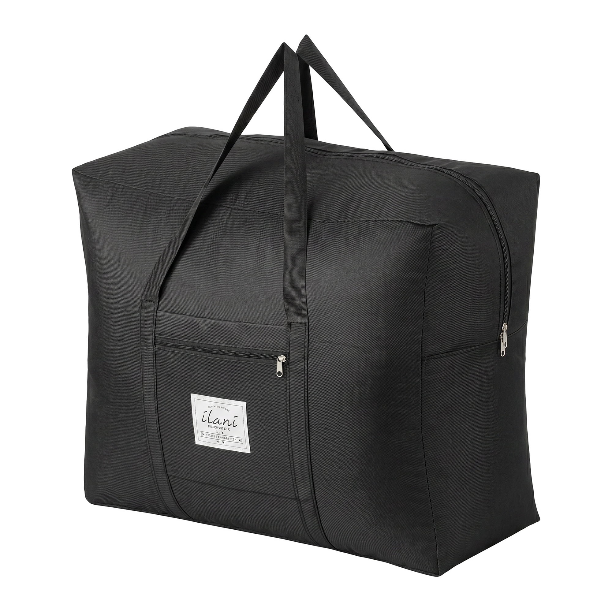 Unique Bargains Extra Large Oxford Travel Storage Bag for Organizing Black 20.1" x 16.1" x 10.2"