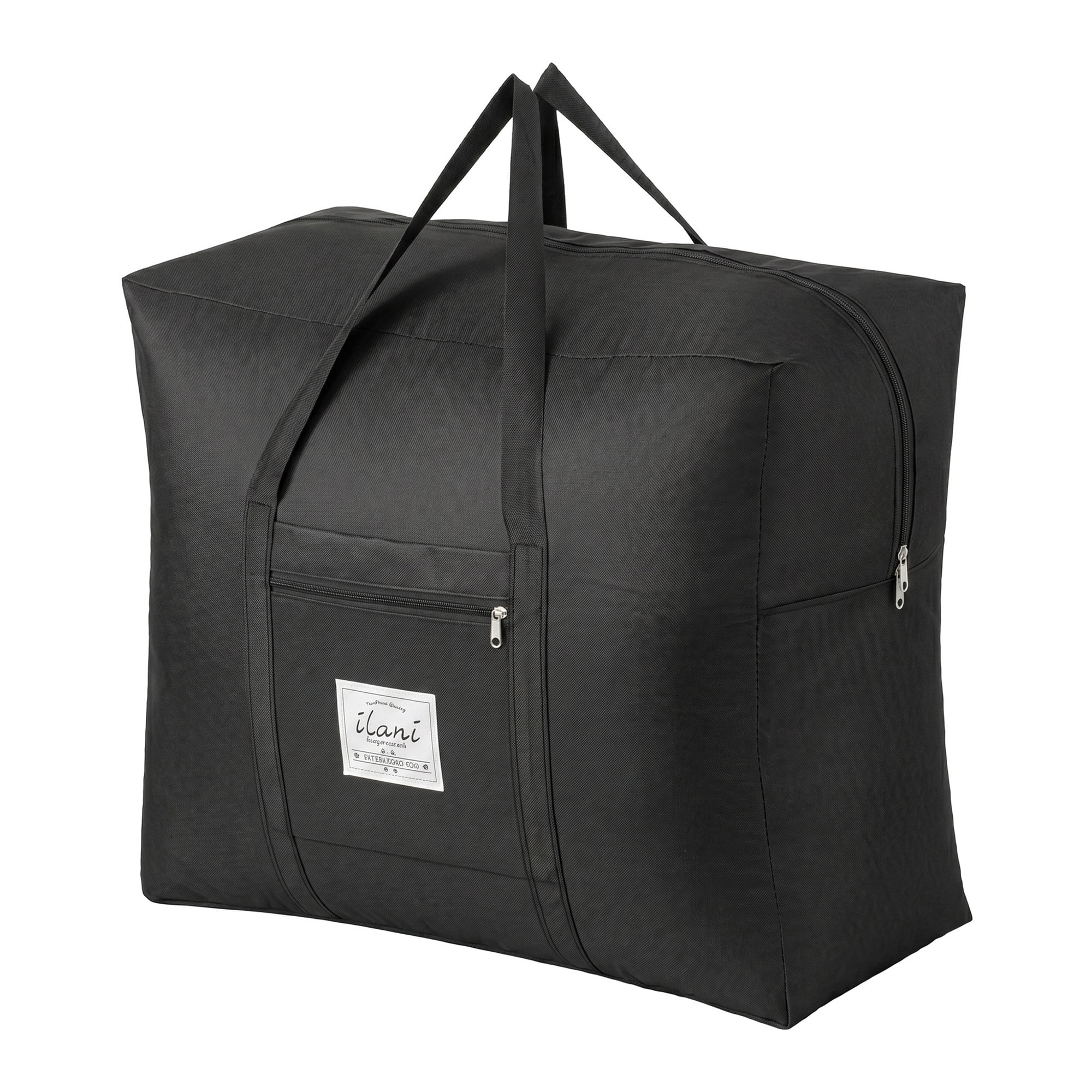 Unique Bargains Extra Large Oxford Travel Storage Bag for Organizing Black 23.6" x 20.1" x 11.8"