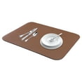 thumbnail image 1 of Unique Bargains Large Quick Dry Coffee Bar Mats for Countertop Brown 19.7*15.7 inch, 1 of 7