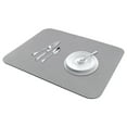 thumbnail image 1 of Unique Bargains Large Quick Dry Coffee Bar Mats for Countertop Light Gray 19.7*15.7 inch, 1 of 7