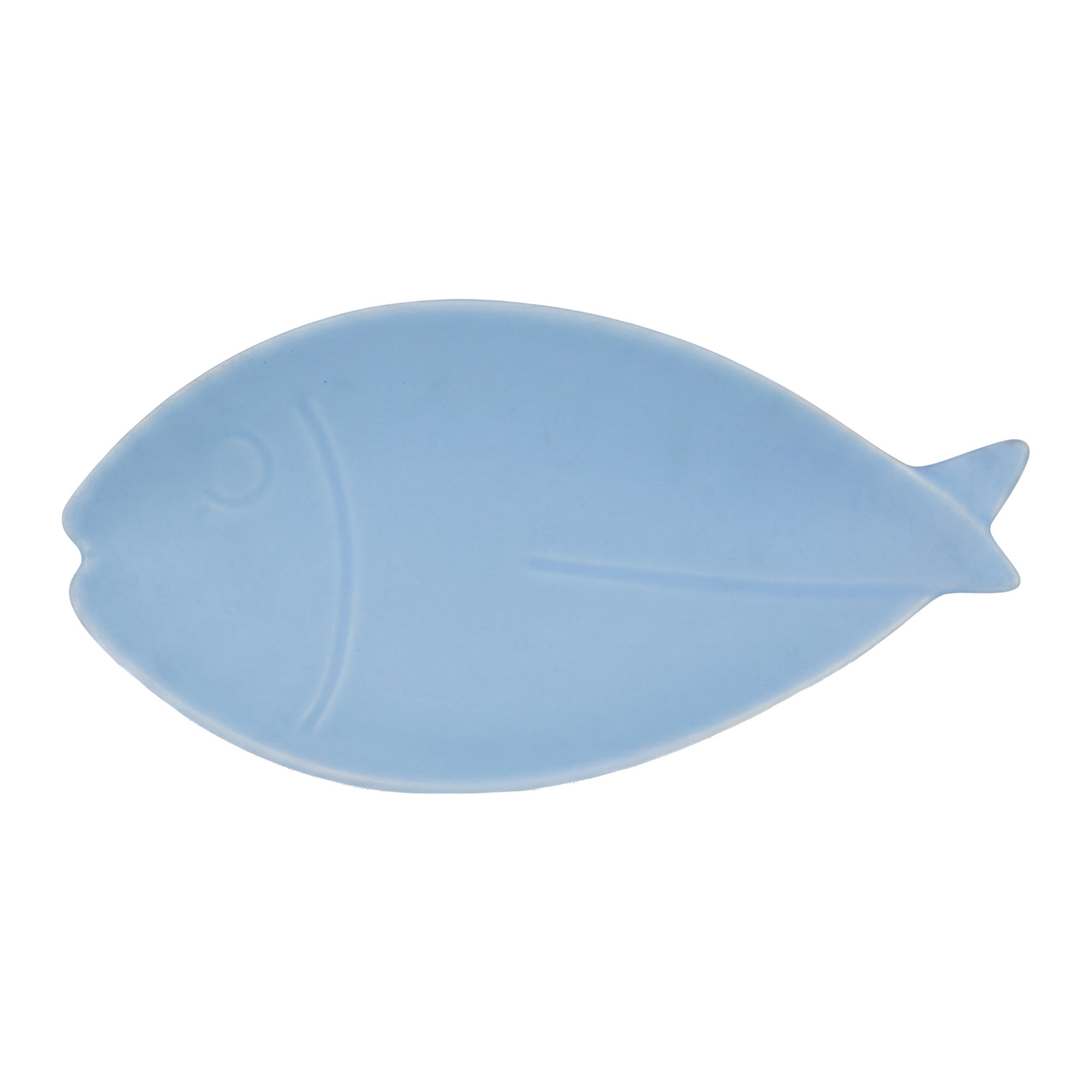 Unique Bargains Large Sculptural Flower Petal Centerpiece Bowl Blue 7.3*3.6*3.9inch