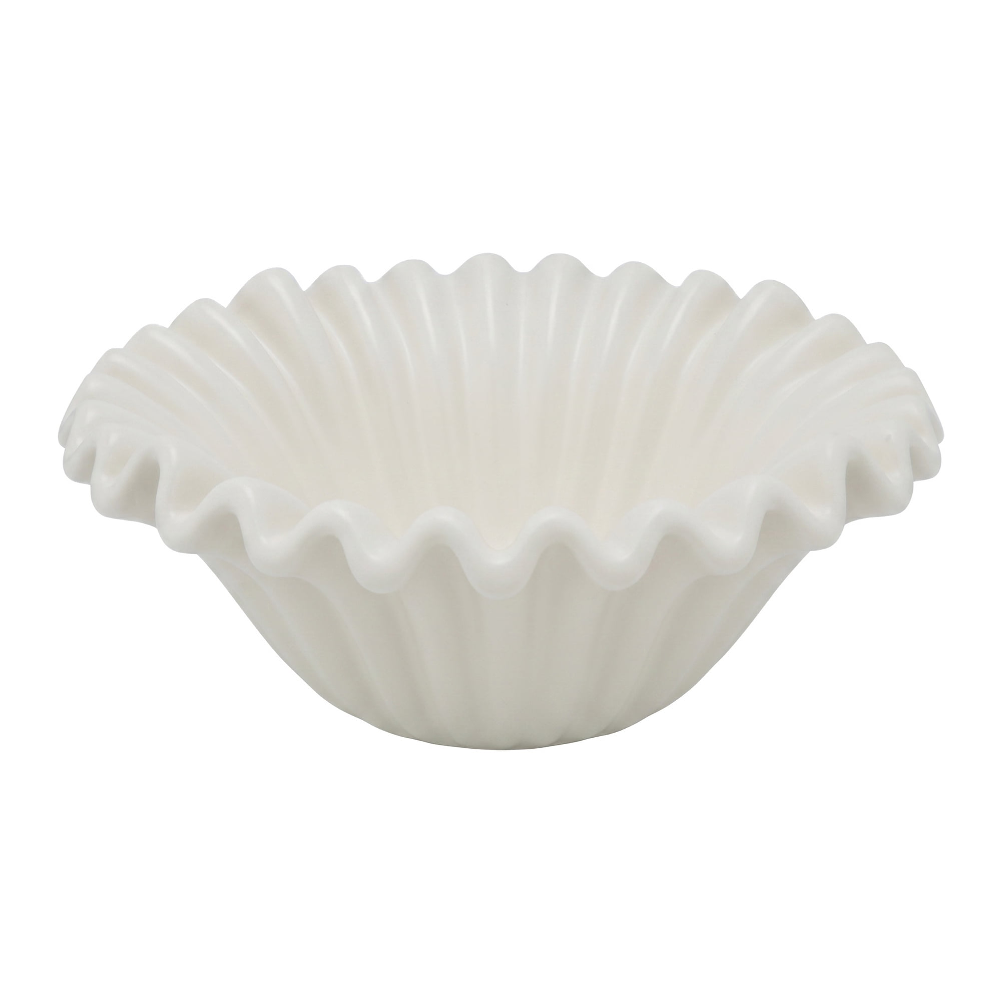 Unique Bargains Large Vintage Decorative Pedestal Bowl White 10.2*10.2*4.1inch