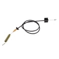 thumbnail image 1 of Unique Bargains Lawn Mower Brake Cable Replacement for Husqvarna LC56 Walk Behind Lawn Mower 56 inch Parking Brake Control Cable Replace 579484202 1 pcs, 1 of 6