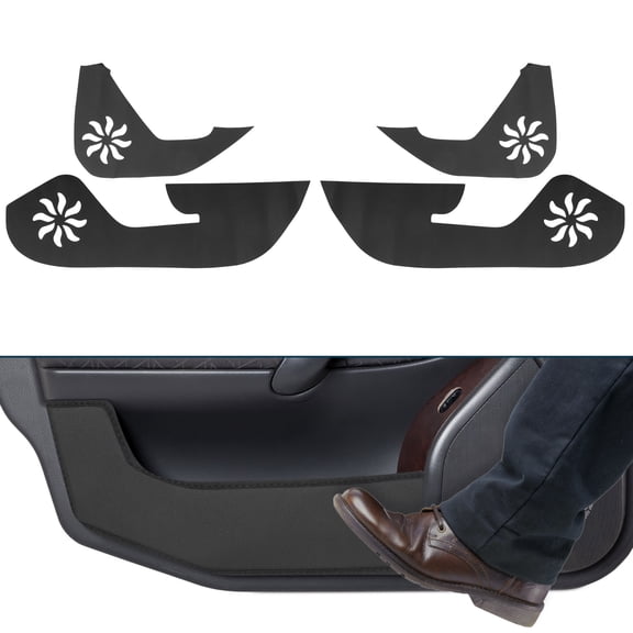 Unique Bargains Leather Car Door Anti Kick Pad Sticker for SUBARU WRX S4 (VB Series)WRX S4 VB Series Door Side Edge Guard Protector Interior Accessories