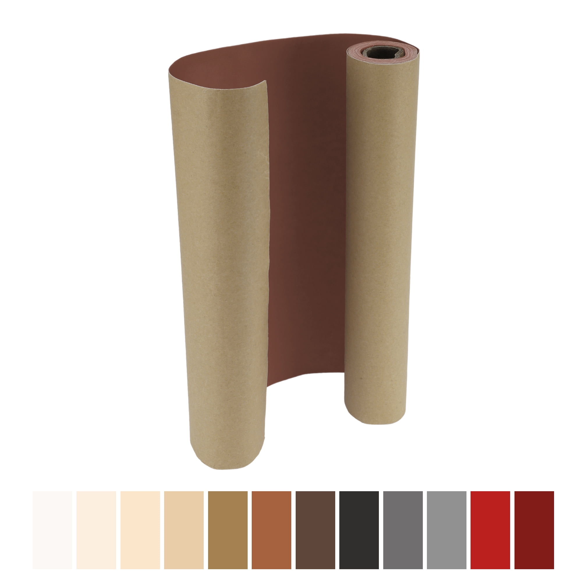 Unique Bargains Leather Repair Patch Tape, Self Adhesive Leather Repair for Furniture Couch Sofa Car Seats Office Chair Brown 118.11"x15.75"