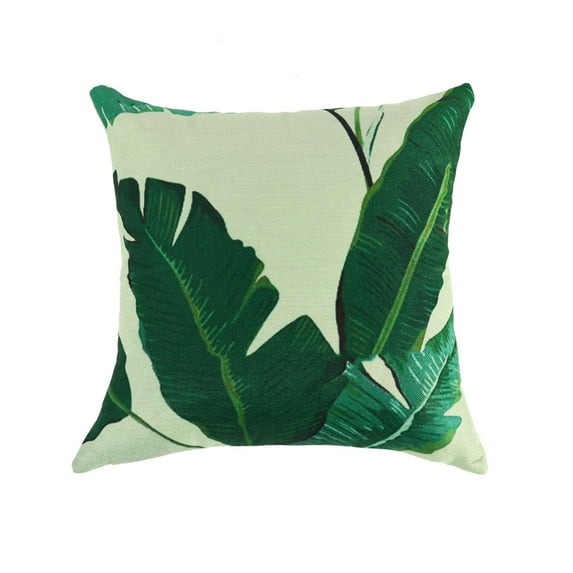 Unique Bargains Leaves Decorative Throw Pillow Cover #2 18" x 18" 1 Pack