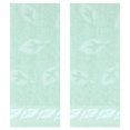 thumbnail image 1 of Unique Bargains Leaves Pattern Bathroom Hand Towels Soft Green 2-Piece, 1 of 5