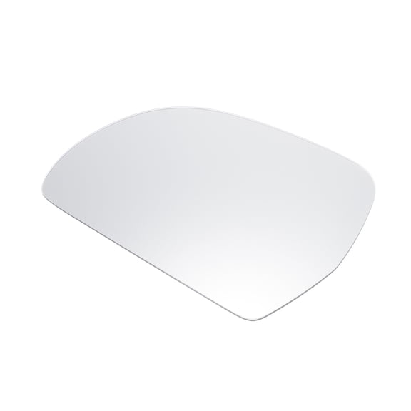 Unique Bargains 1 Pcs Left Driver Side Rearview Mirror Glass Replacement Heated White Glass with Back Fit for Audi A6 08-11