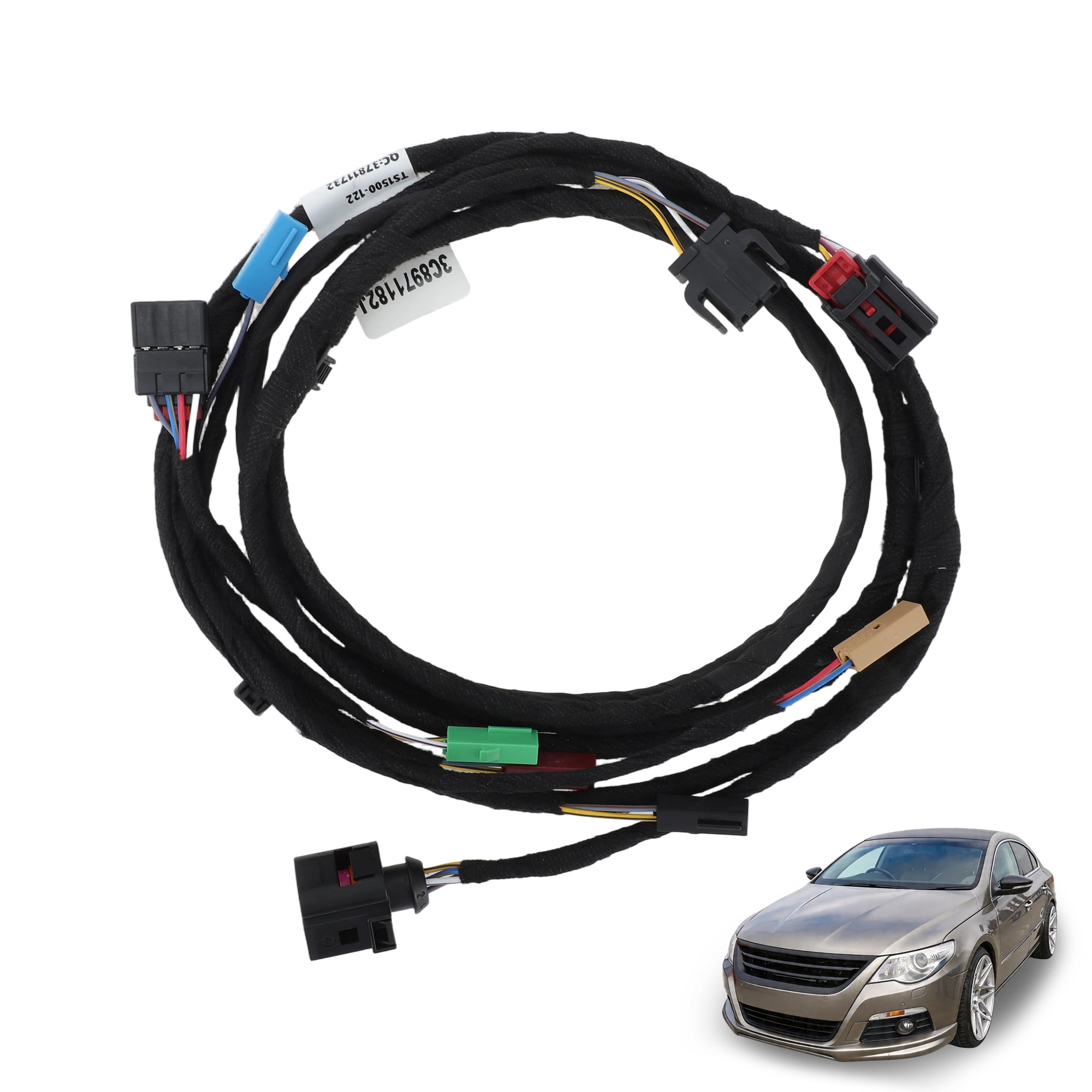 Unique Bargains Left Rear Trunk Lid Wiring Harness for VW Passat CC 2010-2017