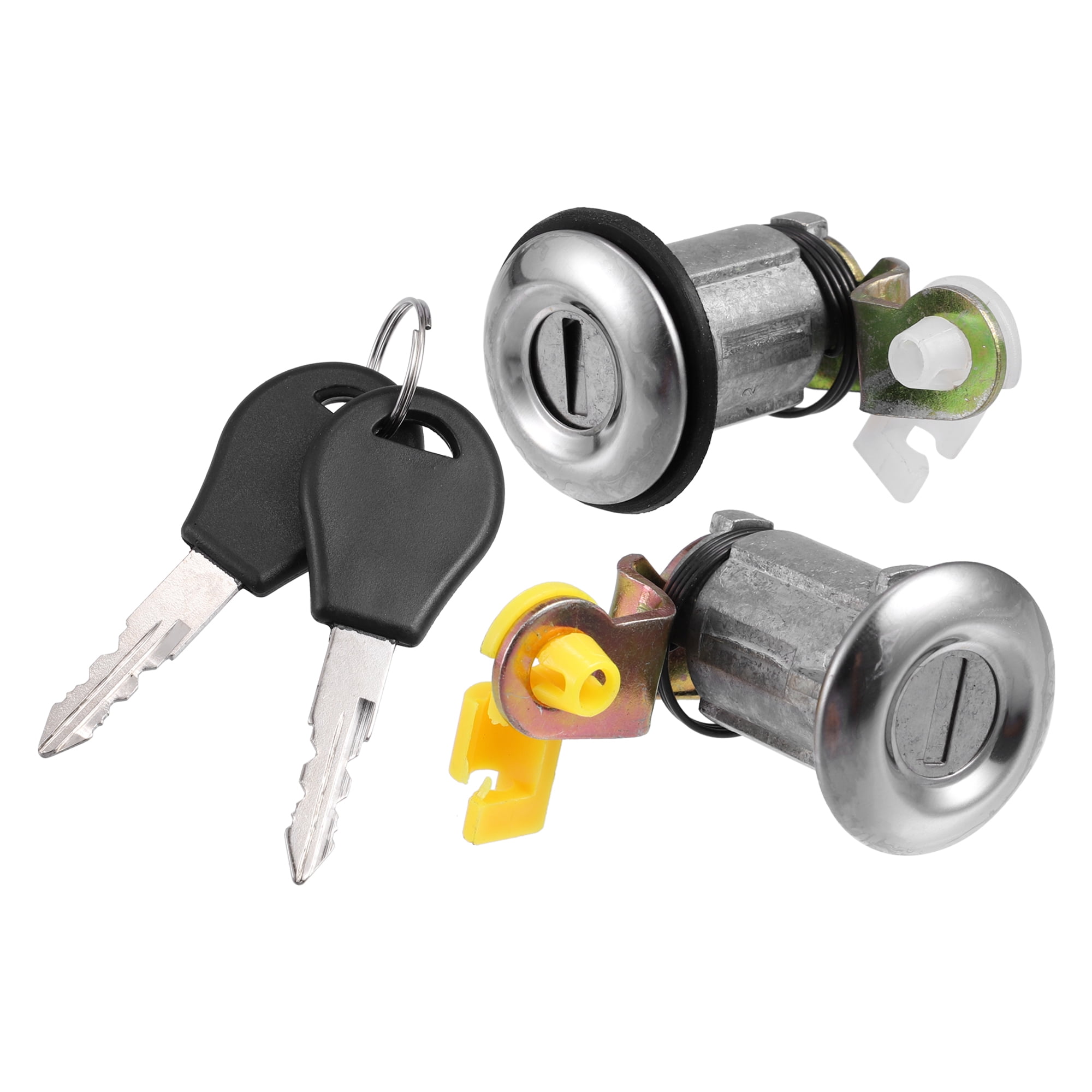 Unique Bargains Left Right Door Lock Cylinder 2 Keys for Nissan Pickup D21 1984-1998