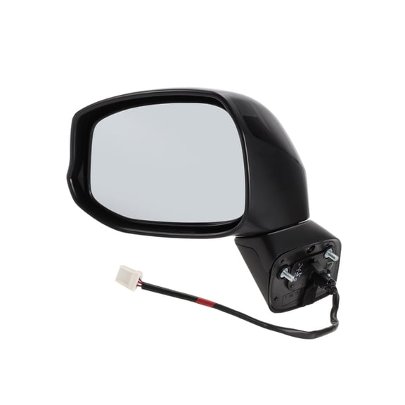 Unique Bargains Left Side Door Mirror Replacement Side View Mirror Assembly for Honda Civic 2012 2013 2014 2015 Gloss Black Power Mirror Adjustment