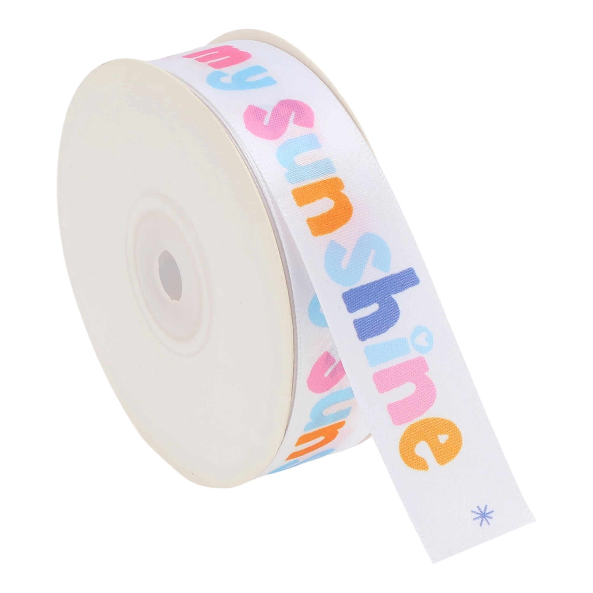 Unique Bargains Letter Pattern Ribbon Colorful "Sun Shine" Pattern ["0.98\" x 72.18\""]