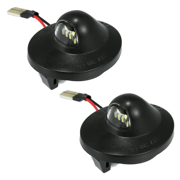 Unique Bargains License Plate Light for Ford F150 F250 F350 F450 F1TZ-13550-A F37Z-13550-A 1983-2016 White Lamp ABS 2pcs