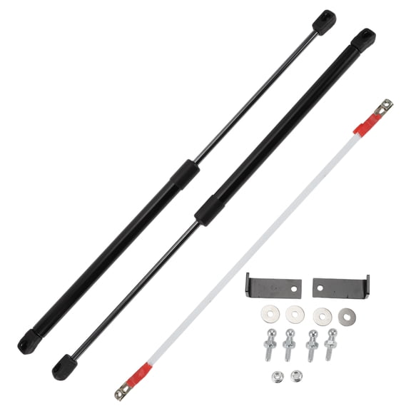 Unique Bargains Lift Supports Struts for Honda CR-V 2017-2022 Front Hood Gas Spring Black with Connecting Wire,Mounting Bracket,Gasket 2 Set