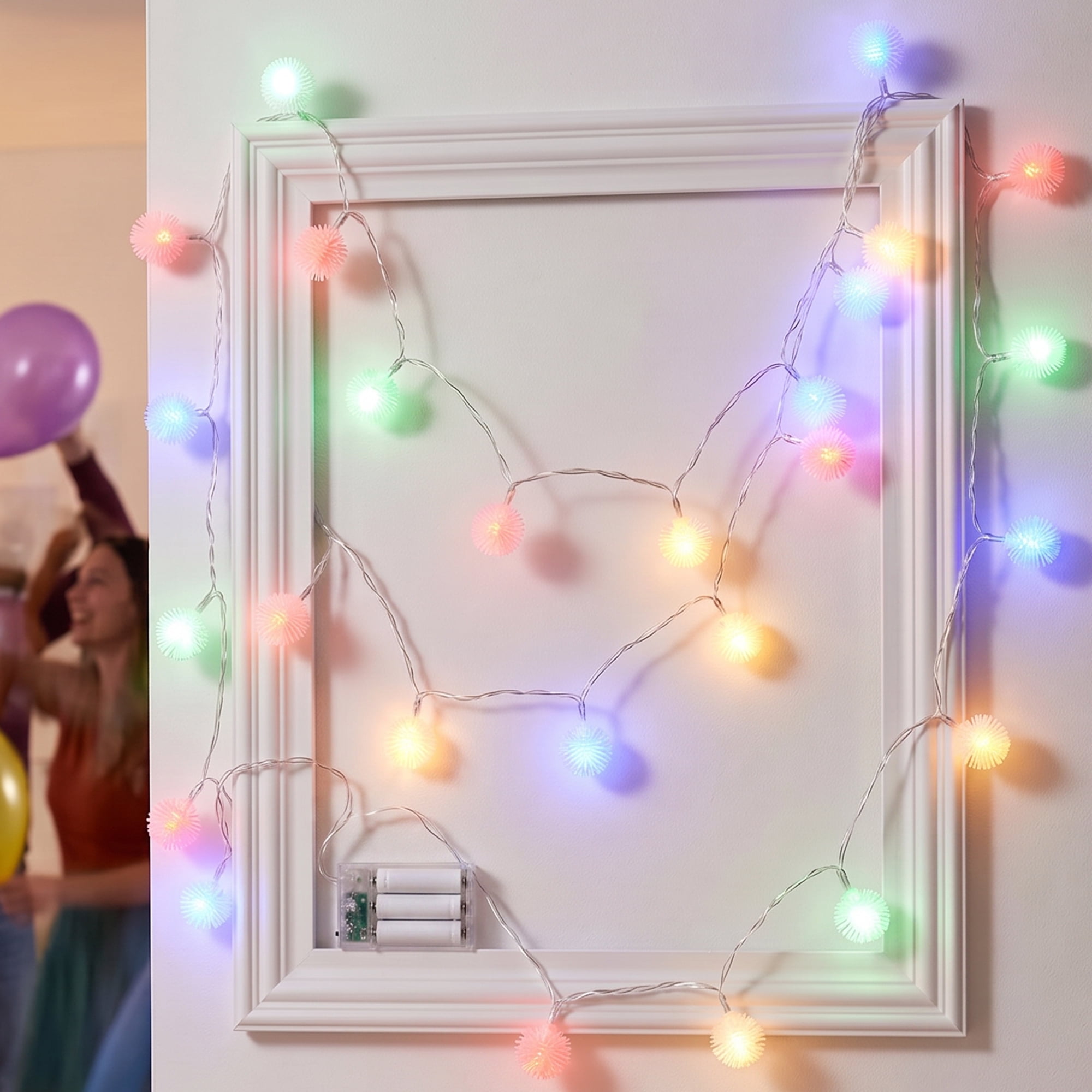 Unique Bargains Lights for Cozy Modern Fairy Lamps 14.8 ft Colorful Battery Operated