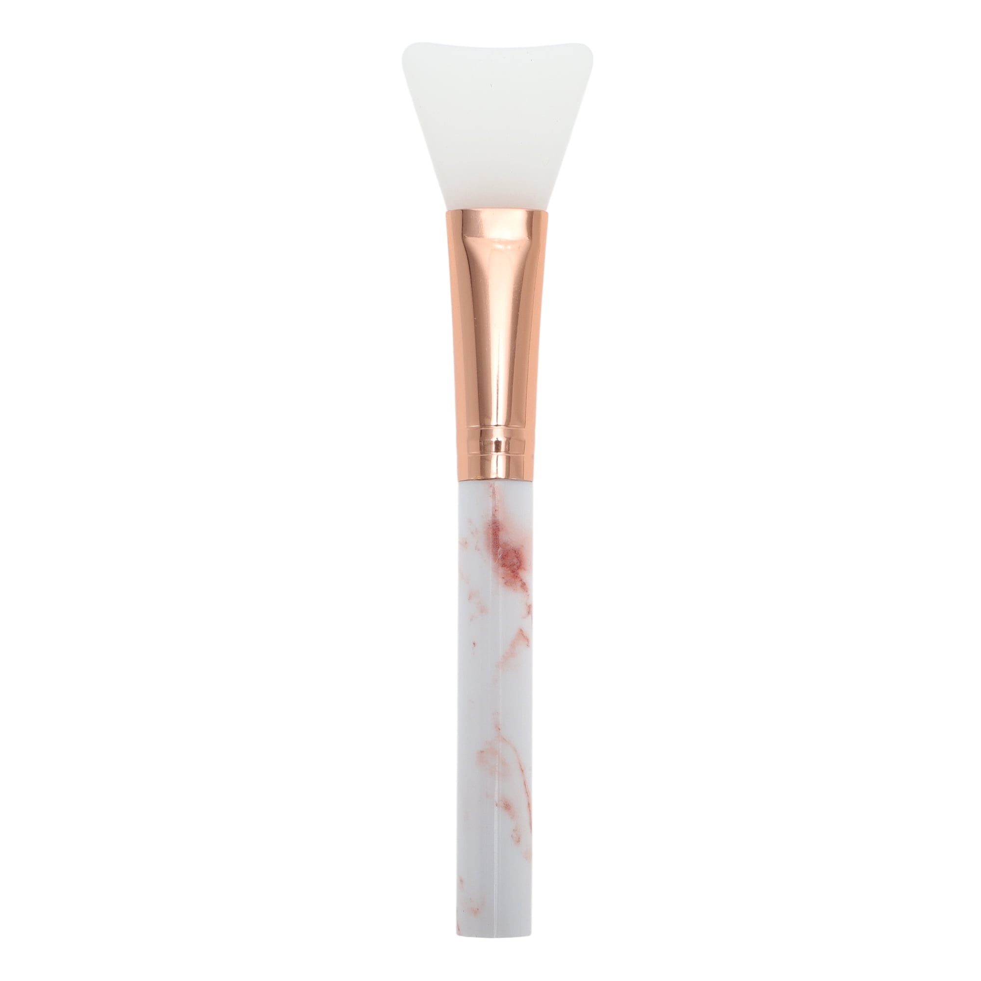 Unique Bargains Lightweight Marble Facial Mask Brush 1 Pc Brown, White