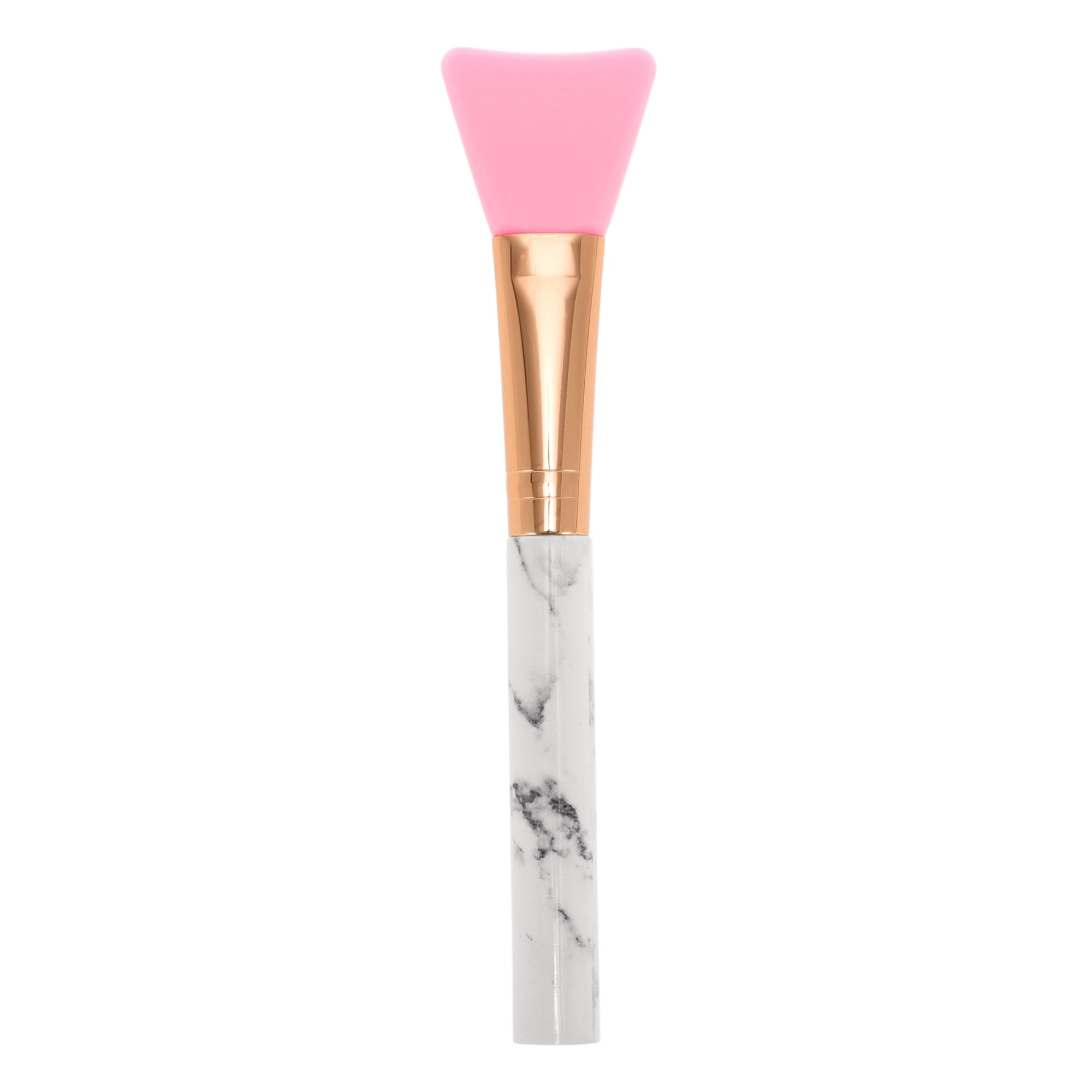 Unique Bargains Lightweight Marble Facial Mask Brush 1 Pc Pink, White, Black