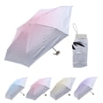 thumbnail image 1 of Unique Bargains Lightweight Mini Compact Windproof Folding Umbrella Light Pink [Flat Handle], 1 of 6