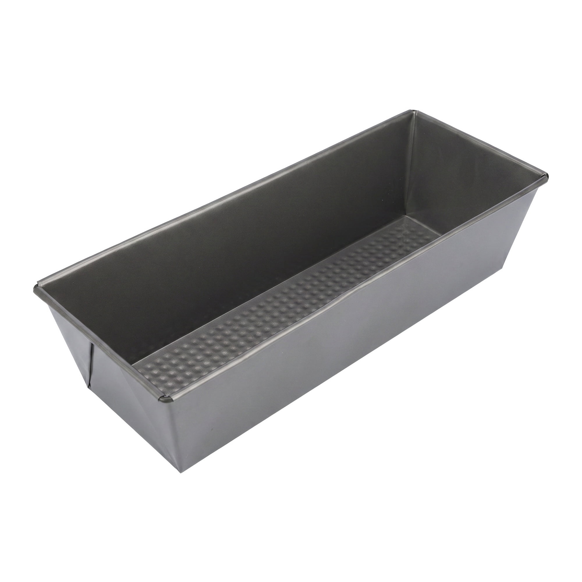 Unique Bargains Loaf Pan Large Size Nonstick Carbon Steel Tray for Homemade Bread Black 12.2"x4.6"x3"