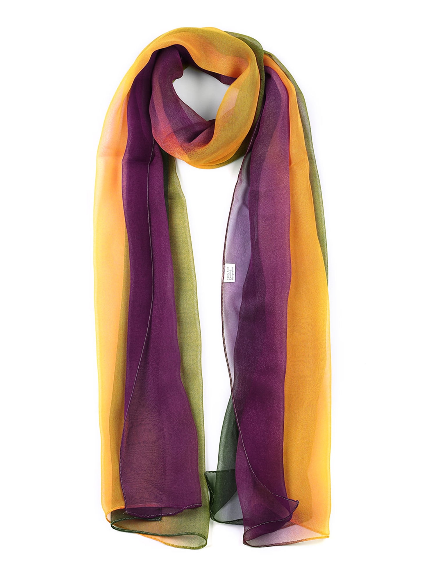 Bargains Chiffon Lightweight Scarf - Gradient Color women's Shawl ...