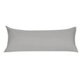 thumbnail image 1 of Unique Bargains Pillowcases Zippered Microfiber Body Pillow Cover Grey 20" x 72", 1 of 8