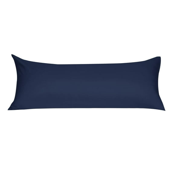 Unique Bargains Long Pillowcases Microfiber Body Pillow Covers Navy Blue 20"x48"