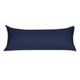 thumbnail image 1 of Unique Bargains Pillowcases Zippered Microfiber Body Pillow Cover Navy 20" x 60", 1 of 8