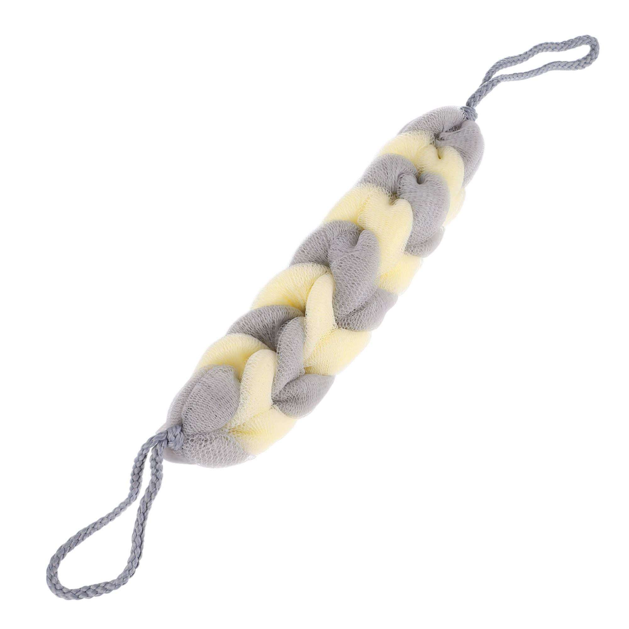 Unique Bargains Long Stretch Back Sponge Back Sponge 12.20"x2.76"x1.97" Beige, Gray