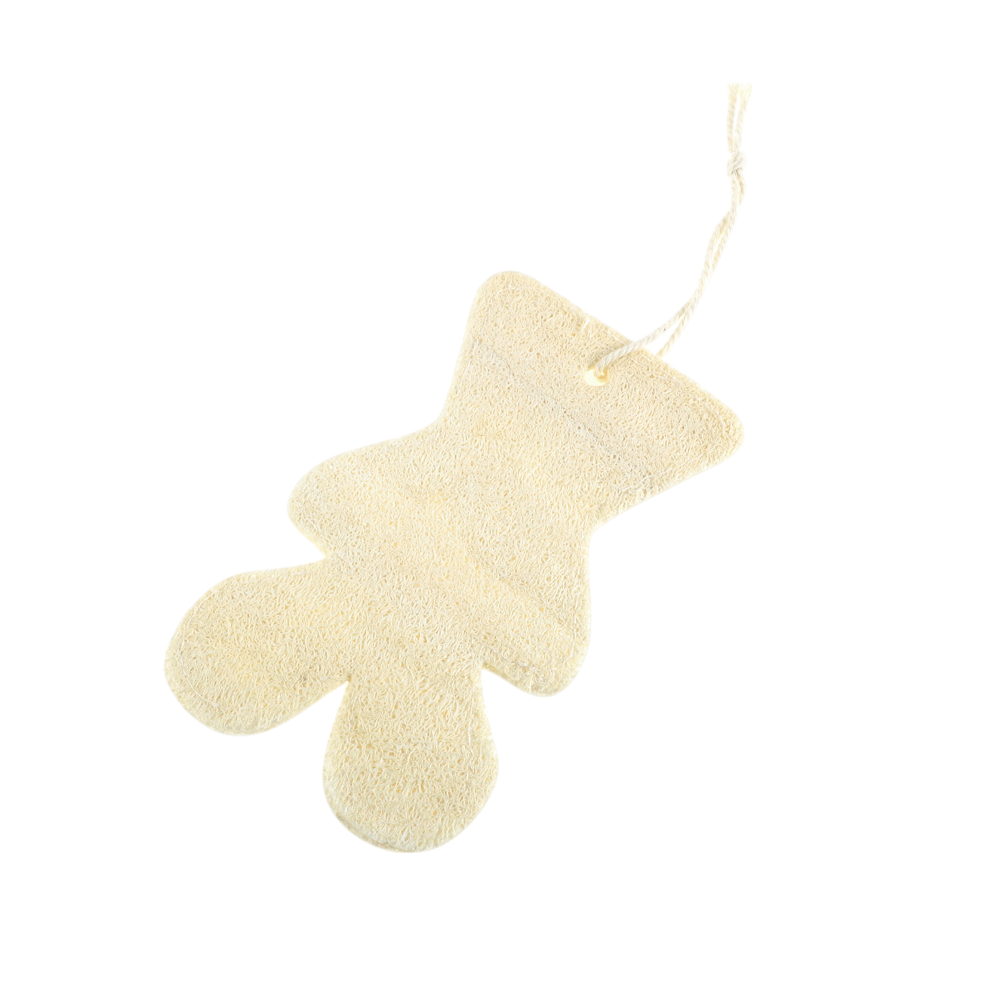 Unique Bargains Loofah Sponge 5.9"x3.54" Beige 1 Pc