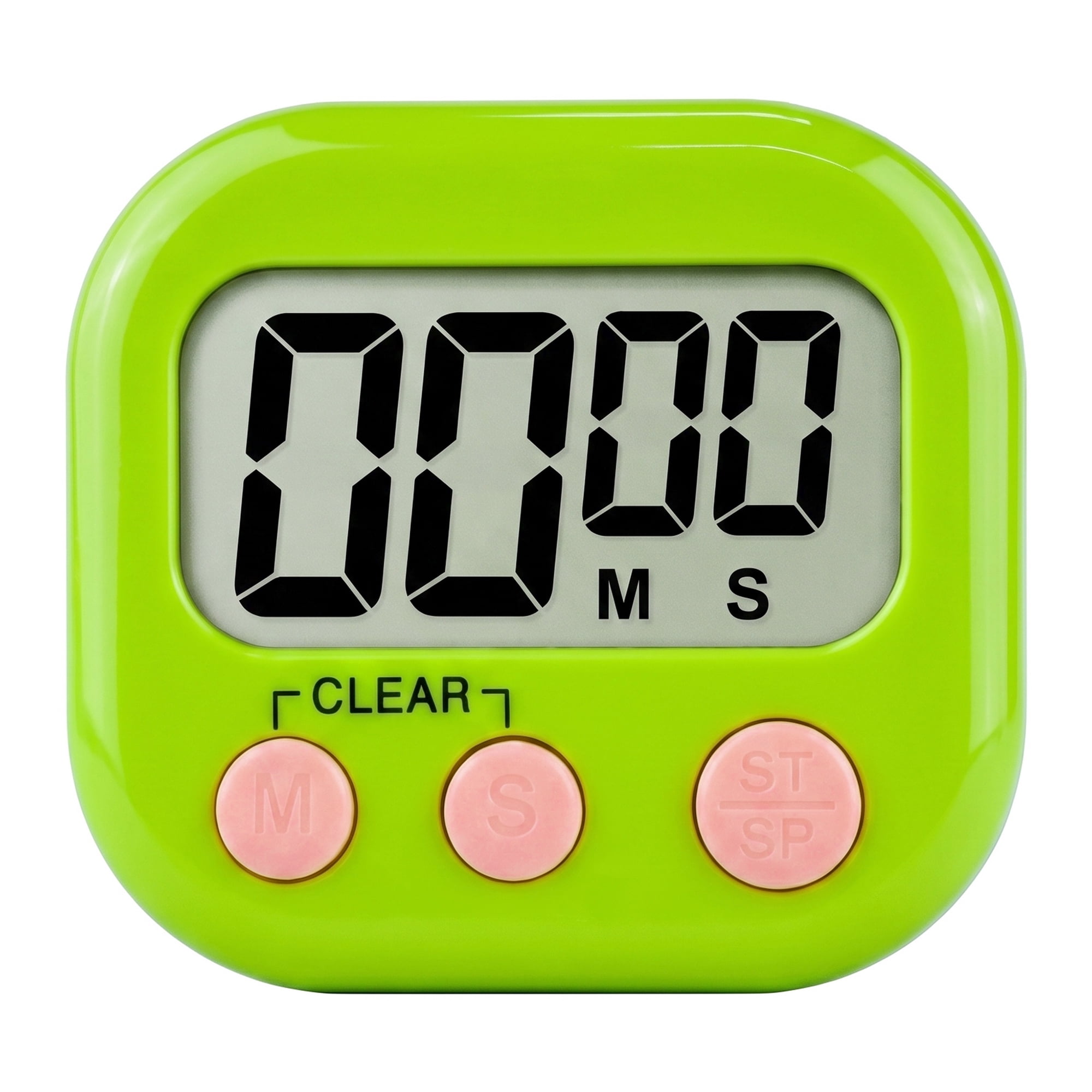 Unique Bargains Loud Alarm Magnetic Backing Kitchen Timer for Cooking Green