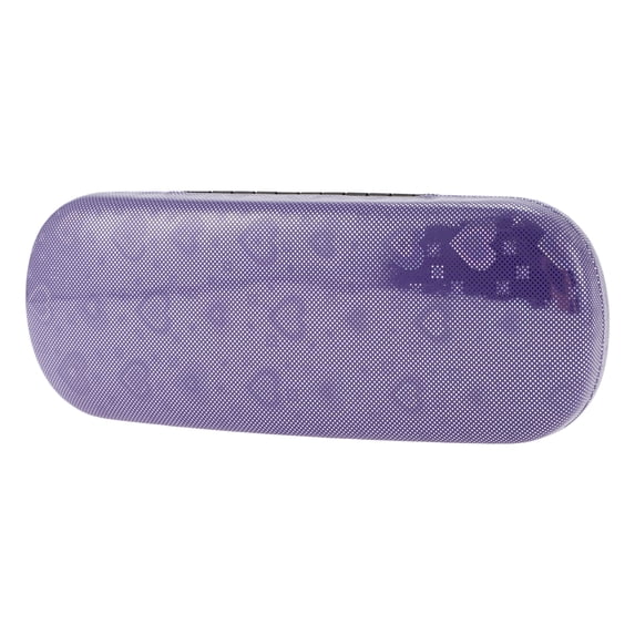 Unique Bargains Love Pattern Eyeglasses Case Storage 6.38"x2.44"x1.46" Purple