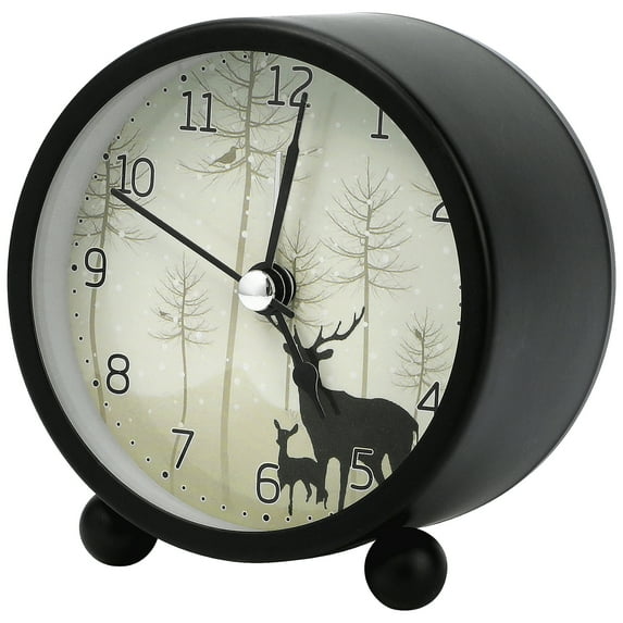 Unique Bargains Lovely Animal Patterns Alarm Clock 3.1"L x 1.9"W x 3.3"H