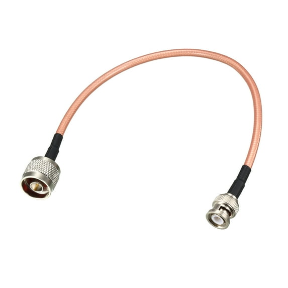 Unique Bargains Low Loss RF Coaxial Cable Connection Coax Wire RG-142 N Male to BNC Male