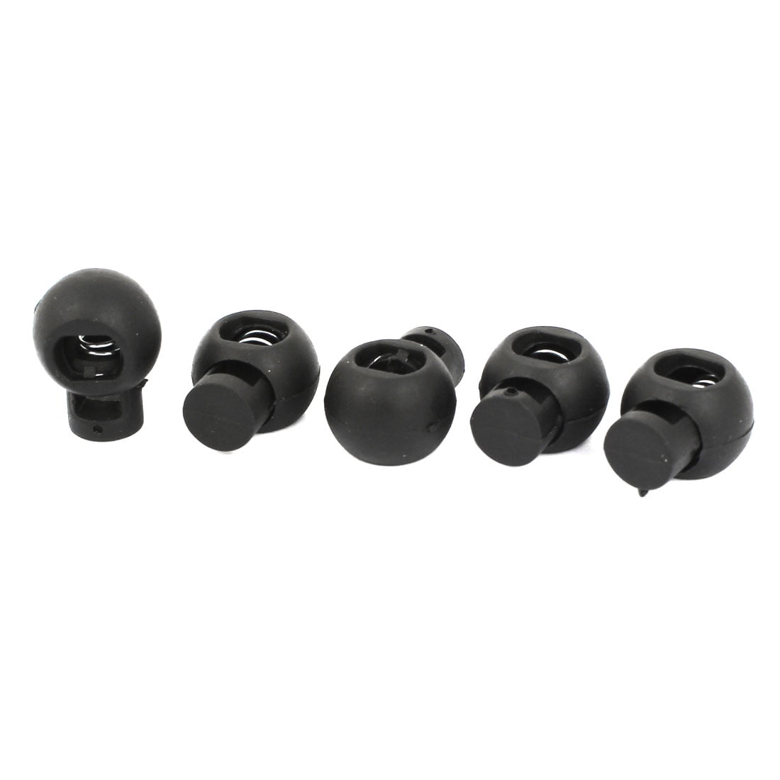 Unique Bargains Luggage Backpack Toggle Stop Drawstring Cord Locks 5pcs ...