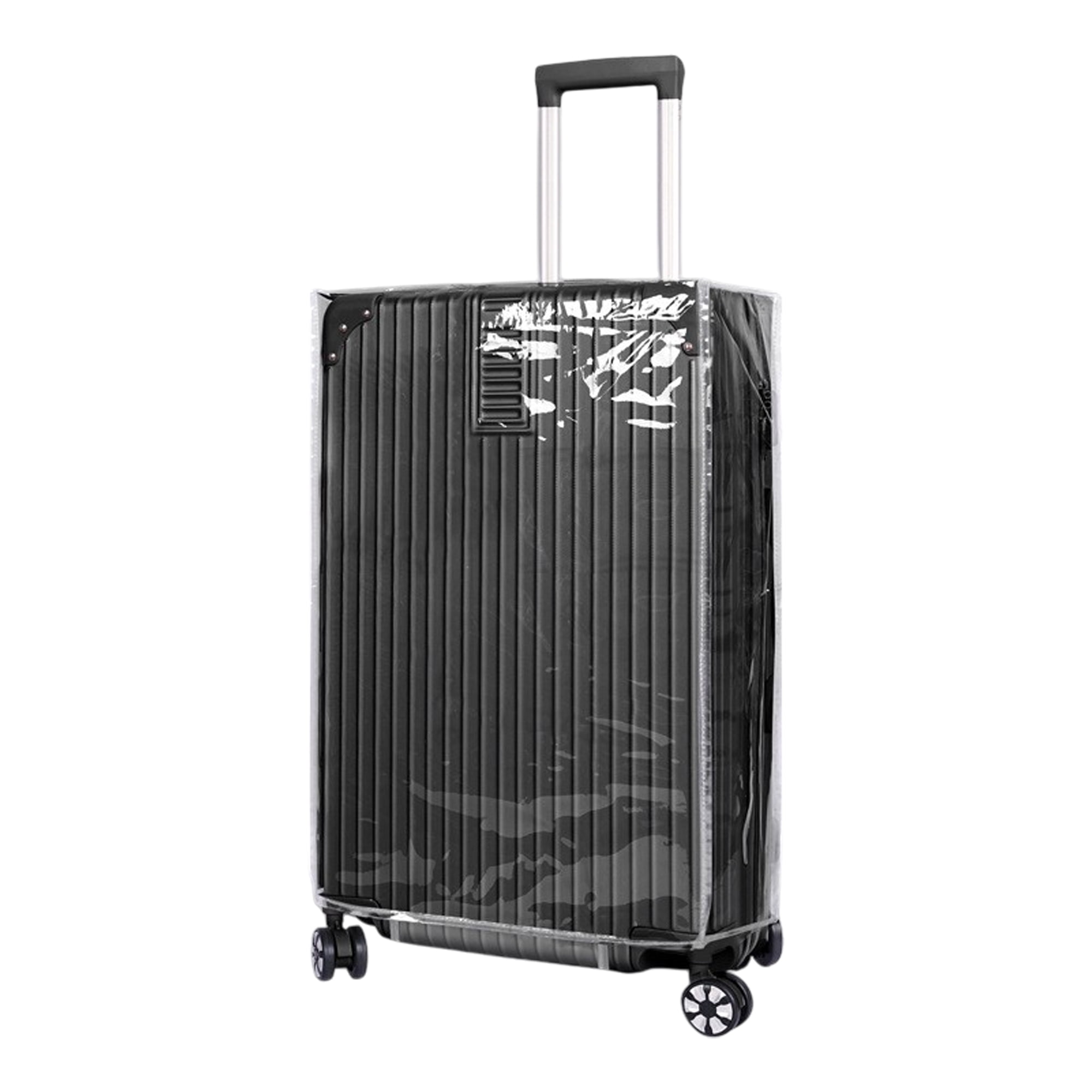 Unique Bargains Luggage Cover Protectors Transparent Sleeve Waterproof Clear Clear 18"