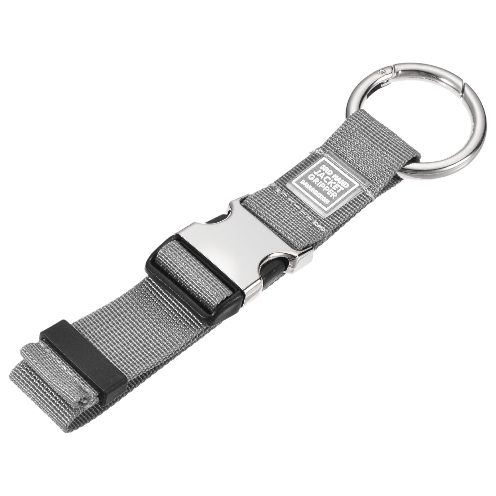 Unique Bargains Luggage Straps Jacket Holder Suitcase Belt Carry Clip Gray