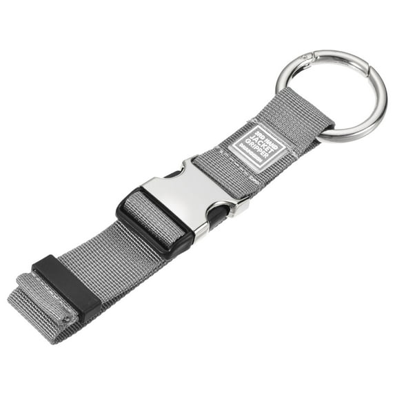 Unique Bargains Luggage Straps Jacket Holder Suitcase Belt Carry Clip Gray