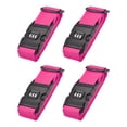 thumbnail image 1 of Unique Bargains Luggage Straps Suitcase Belts with Buckle Adjustable Packing Accessories Rose Red, 1 of 7