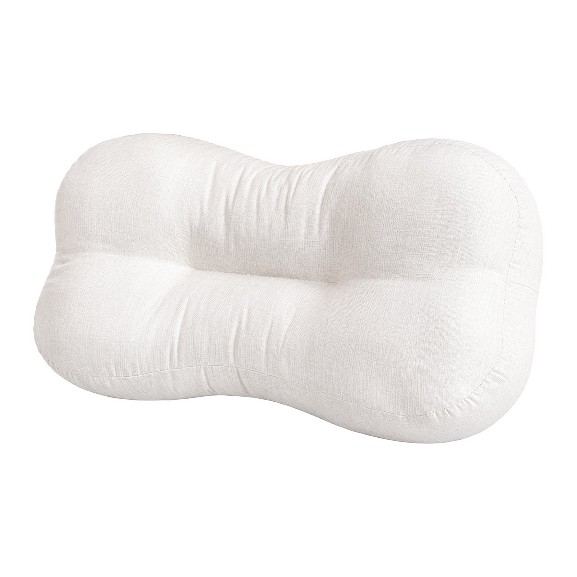 Unique Bargains Lumbar Support Pillow Back Support Beige 18.9" x 10.6"