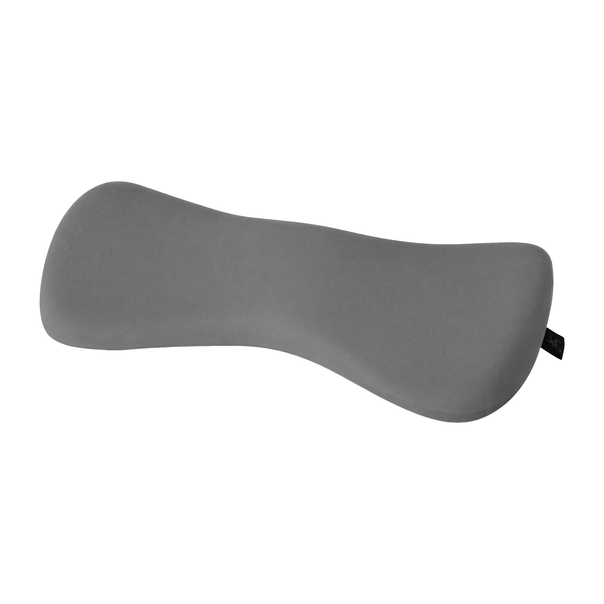 Unique Bargains Lumbar Support Pillow Back Support Dark Gray 15.7" x 8.7" x 2.4"