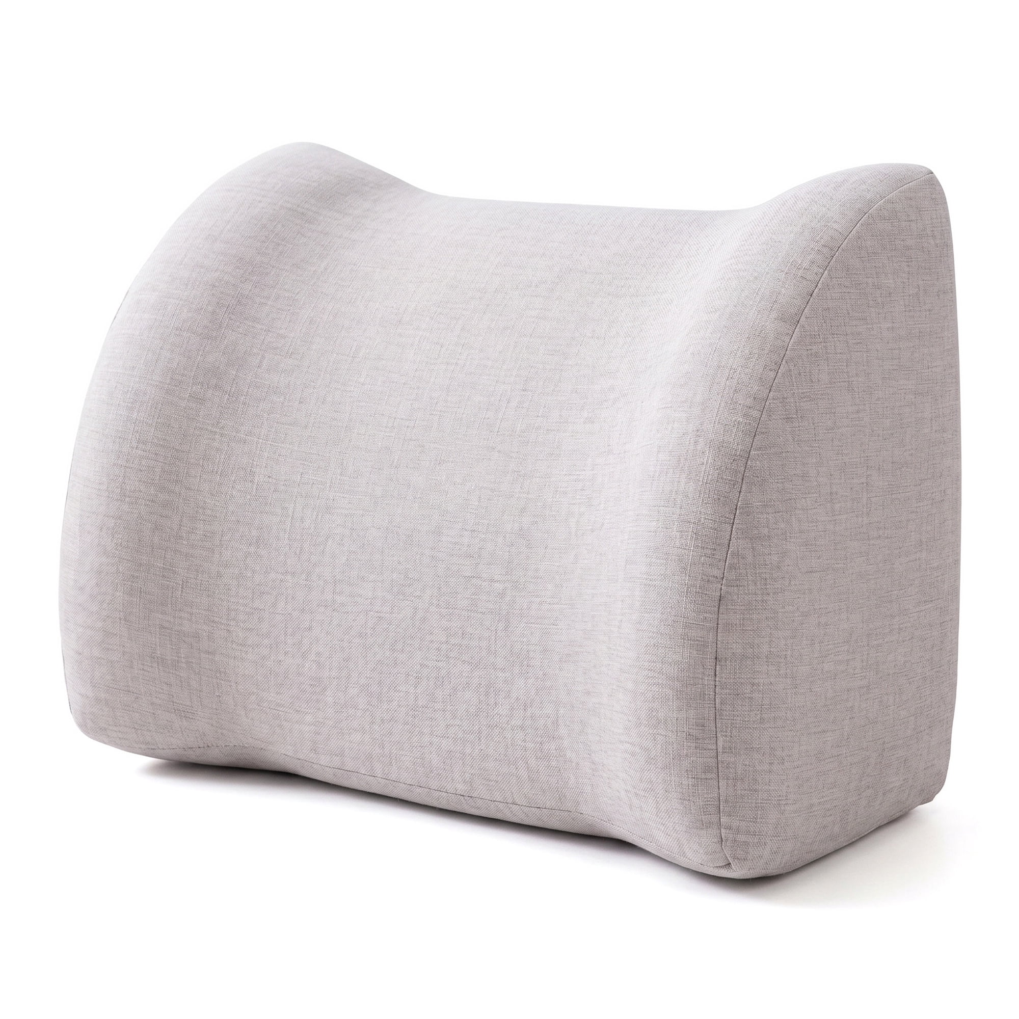 Unique Bargains Lumbar Support Pillow Back Support White 17.7" x 7.5" x 11"