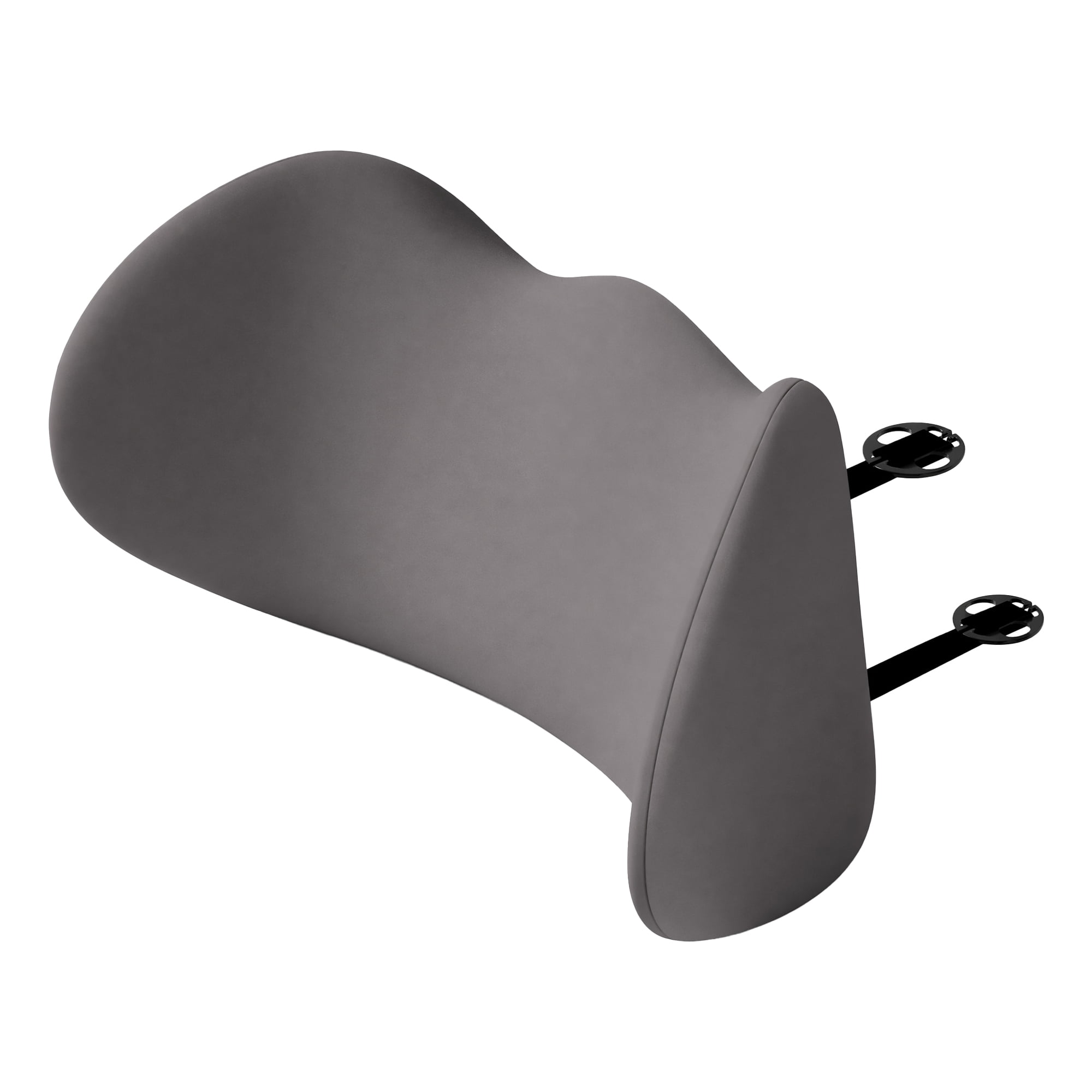 Unique Bargains Lumbar Support Pillow Cotton Back Support Dark Gray 17.3" x 4.3" x 7.5"