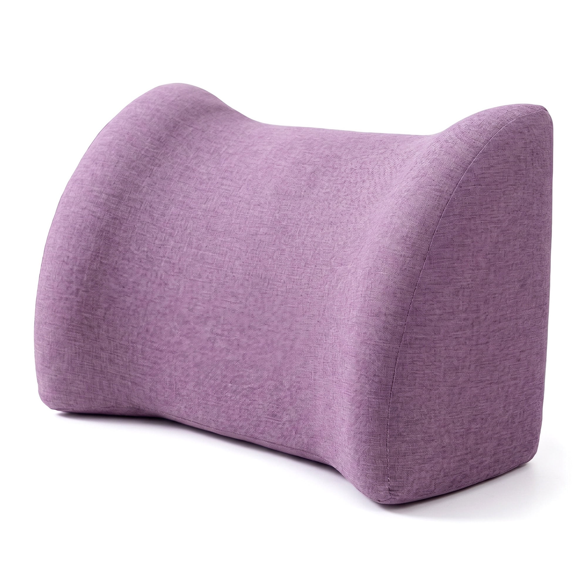 Unique Bargains Lumbar Support Pillow Cotton Back Support Dark Purple 17.7" x 7.5" x 11"