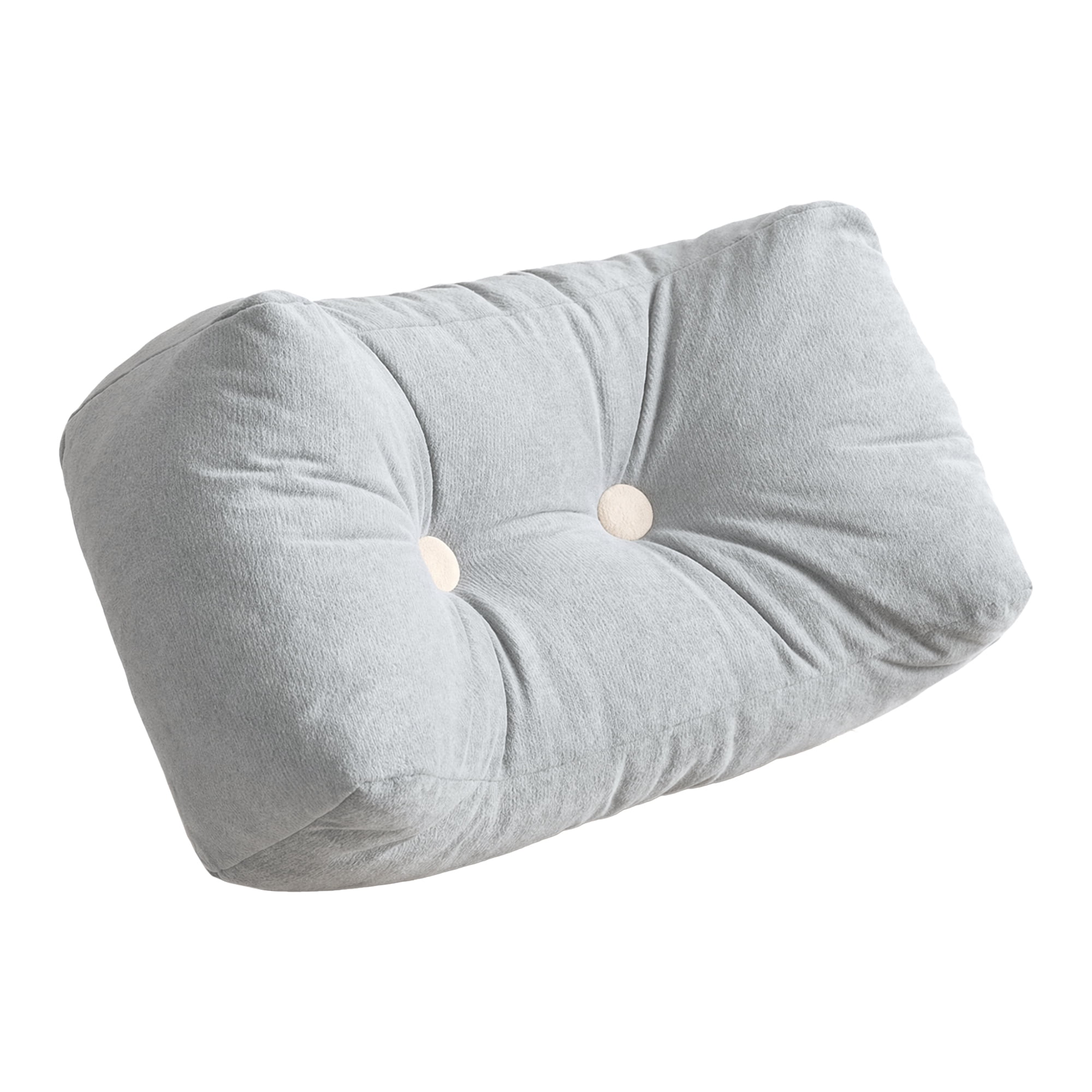 Unique Bargains Lumbar Support Pillow Cotton Back Support Hazy Blue 18.9" x 9.8" x 7.5"