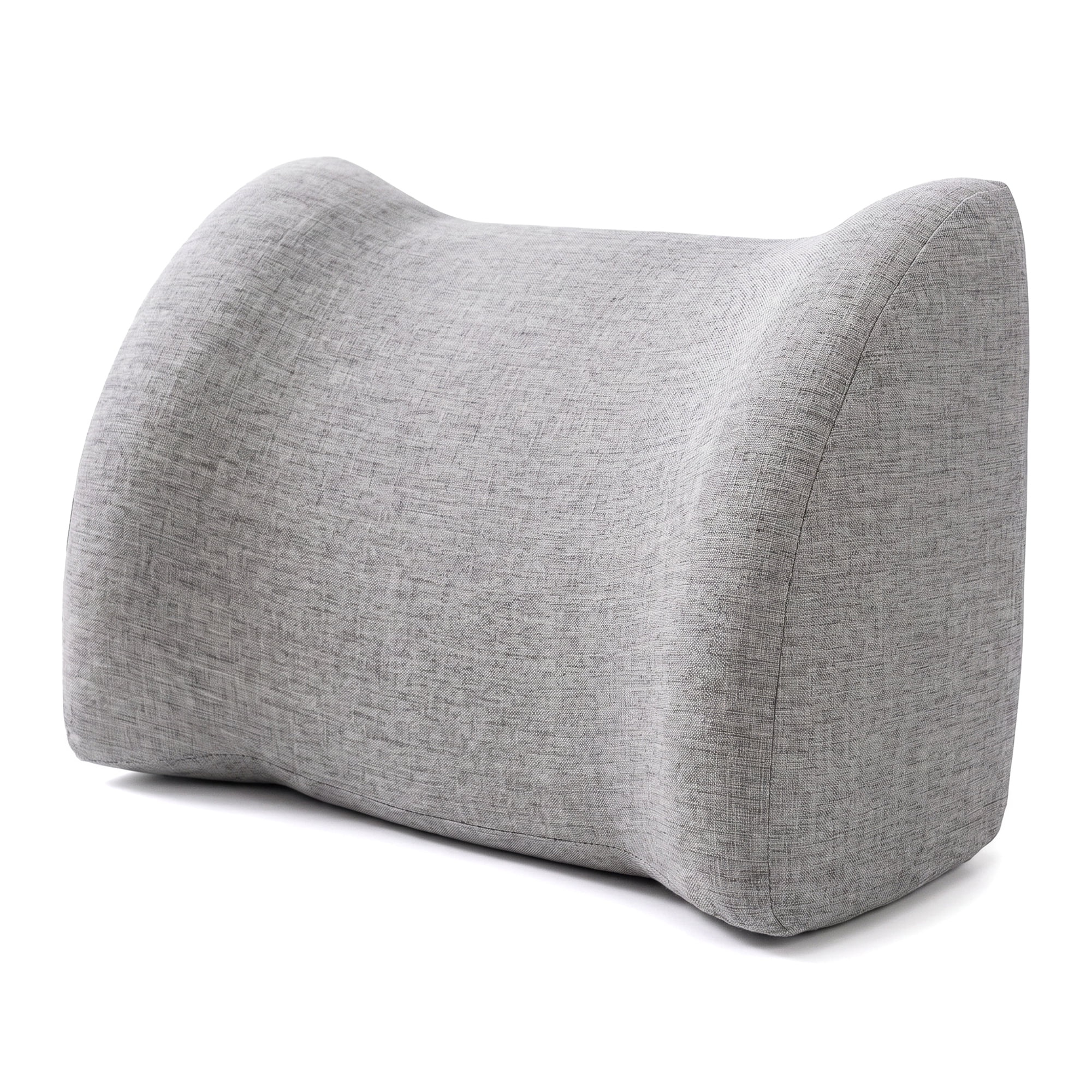 Unique Bargains Lumbar Support Pillow Cotton Back Support Light Gray 17.7" x 7.5" x 11"